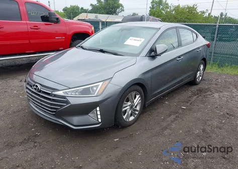 2019 Hyundai Elantra Sel z USA, uszkodzony, nr VIN 5NPD84LFXKH432053